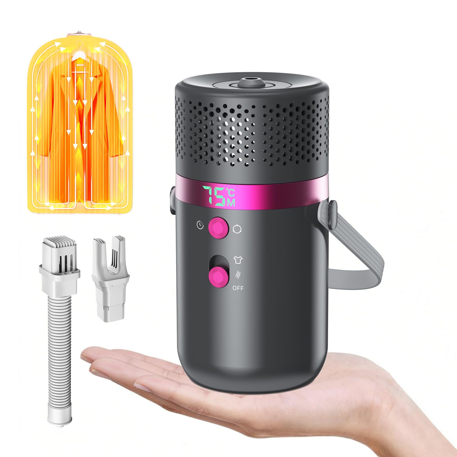 Amazon.co.jp: 布団乾燥機 【2026新モデル 一台多役 超軽量350g】 小型